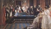 The Investiture of Napoleon III with the Order of the Garter 18 April 1855 (mk25) Edward Matthew Ward